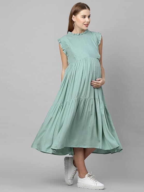 Calf length pregnancy wear