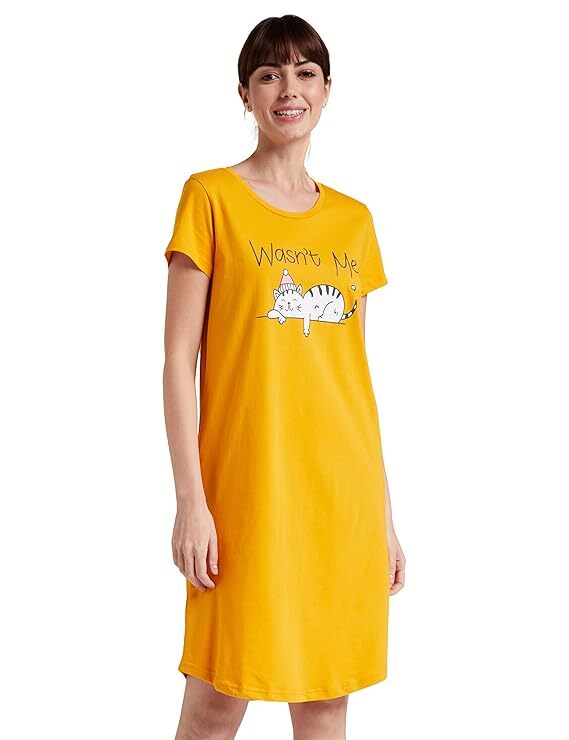 Knee length nighty