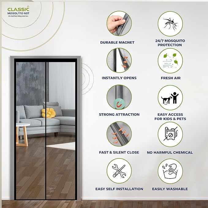 Buy online magnetic mosquito net