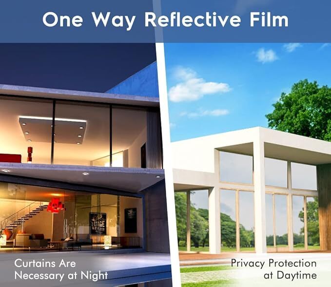 Buy online one way reflective mirror