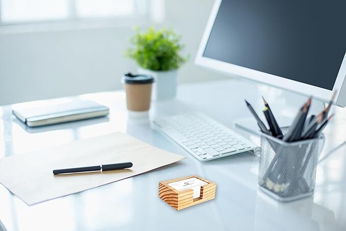 Buy wooden business card holder
